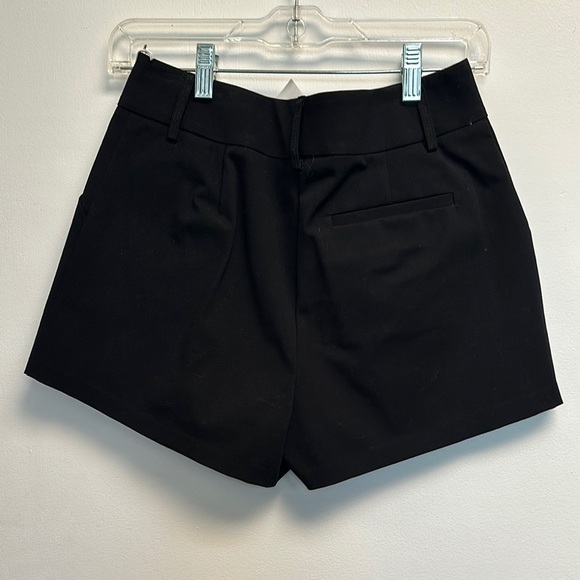 DREW Black High Waist Tailored Shorts - Picture 2 of 4